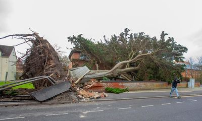 Cleanup begins after damage brought by Storm Darragh, which left two men dead