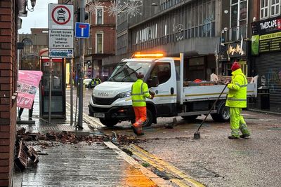 Storm Darragh: Train lines reopen but thousands remain without power in NI