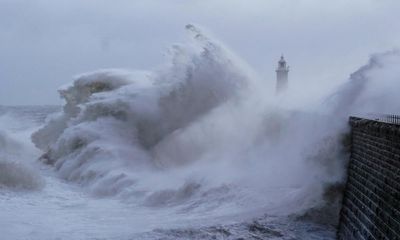 Storm Darragh: further disruption expected across UK as strong winds continue – as it happened