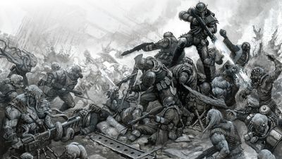 How to paint epic Warhammer battles in traditional pen and ink