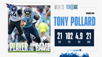 Titans vs. Jaguars Player of the Game: RB Tony Pollard