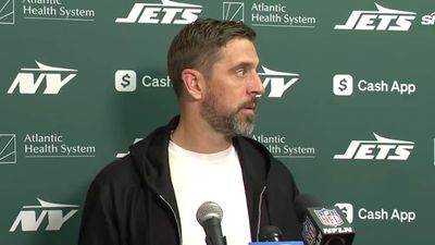 Aaron Rodgers Seemed So Annoyed by Reporter's Question About Jets' Playoff Drought