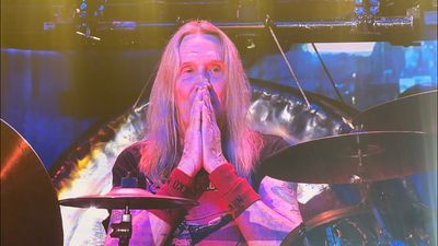 "He was a drummer before I was a singer, a pilot before I was a pilot": Watch Bruce Dickinson pay tribute to Nicko McBrain during his final Iron Maiden show