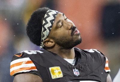 Myles Garrett vowing revenge on disrespectful Steelers fans while stuck on the Browns is so rich