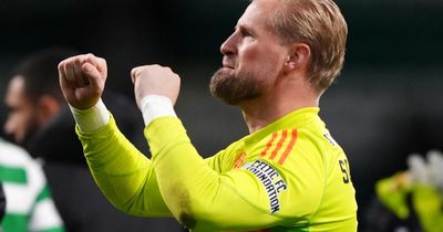 Watch as Kasper Schmeichel soaks up Celtic acclaim in unseen celebration clip