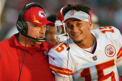 Chiefs Andy Reid, Patrick Mahomes star in State Farm’s blooper take of ‘Bundle-Rooski’