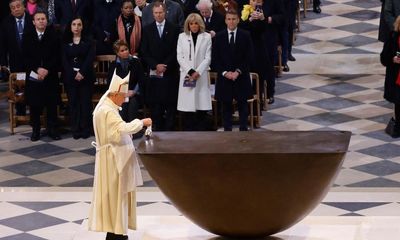 Notre Dame celebrates first mass in five years after devastating fire