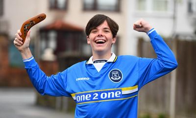 Everton reward young fan who flew from Australia for postponed Merseyside derby