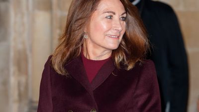 Carole Middleton's chunky roll neck with jeans is the go-ahead we needed to embrace casual knits for the rest of the year