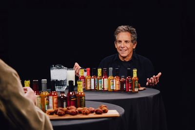 Ben Stiller is on "Hot Ones" finale