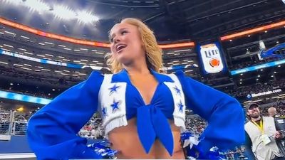 Cowboys Cheerleader Who’s Dating Bengals’ Kicker Had Adorable Reaction to His Made XP