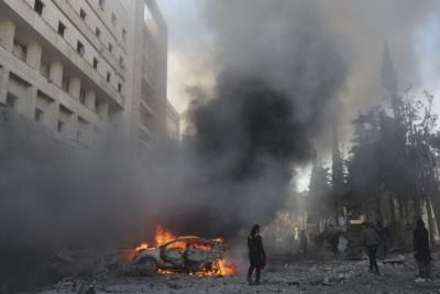 Explosions Heard In Damascus Overnight, Cause Unclear.