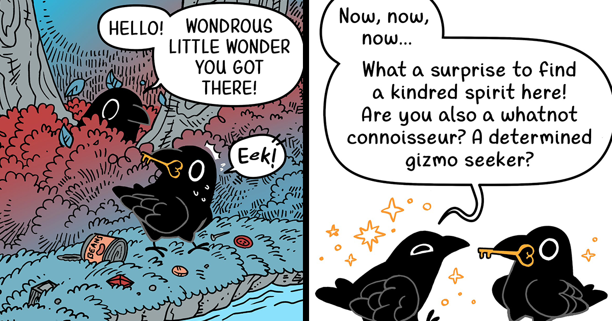 Crow Time: 15 Cute And Funny Fairytale-Like Comics By…