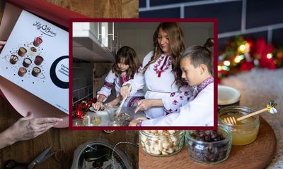 ‘It felt like a Christmas miracle’: how a Ukrainian family found friendship – and festive traditions to share – in the UK