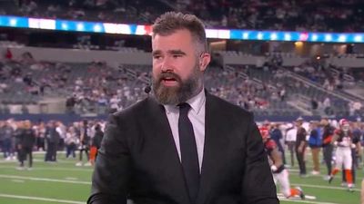 Jason Kelce Stuns ESPN Colleagues With On-Brand Joke About Dallas