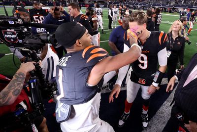 Ja’Marr Chase smashed Simpsons donuts in Joe Burrow’s face after Bengals’ wild win