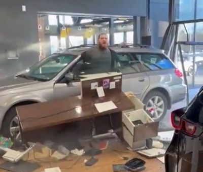 Utah Man Crashes Newly Purchased Car Into Dealership After Discovering Mechanical Issue and Being Denied a Refund