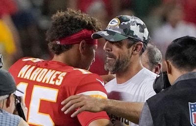 Patrick Mahomes passed Aaron Rodgers in key metric with Week 14 win over Chargers