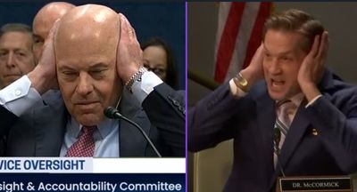 GOP Rep. Openly Mocks Postmaster General Mid-Hearing For Covering His Ears During Heated Exchange