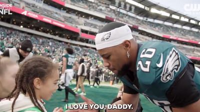 Saquon Barkley Shared Such a Sweet Moment With His Kids After Eagles' Week 14 Win