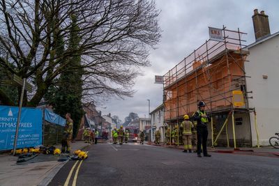 Historic Thomas Hardy building in Dorchester gutted by fire