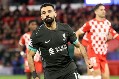 Mohamed Salah’s landmark goal pulls Liverpool clear in Champions League