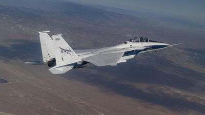 NASA will fly F-15s through supersonic shock waves behind its experimental X-57 jet