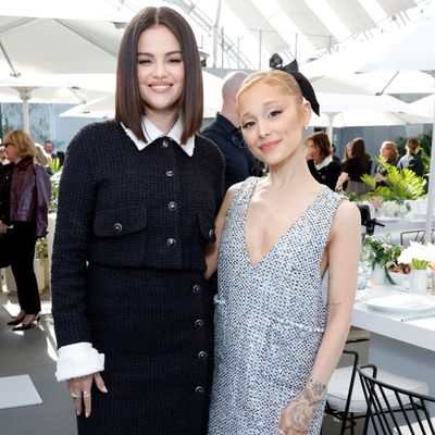 Selena Gomez and Ariana Grande Chanel-ify the Method Dressing Trend With a Universal Winter Accessory