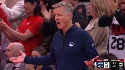 Steve Kerr Looking on in Disbelief Over Foul Call Became Instant Meme