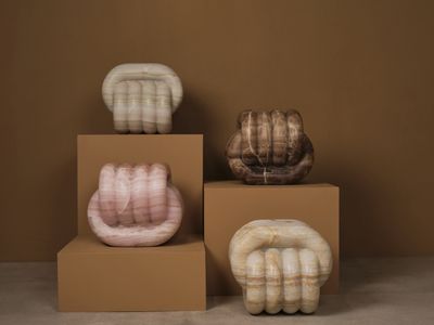 Soft rock: Kelly Wearstler unveils new stone furniture with ARCA at Design Miami