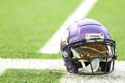 LOOK: First look at the Vikings White Out helmet debuting in Week 15