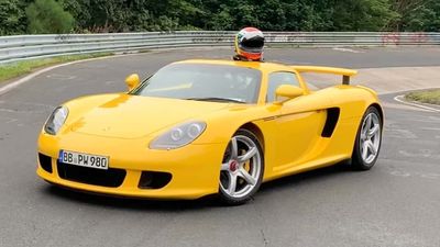 Watch the Porsche Carrera GT Beat Its Original Nürburgring Lap Time