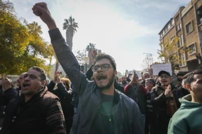 Syrians March In Damascus To Honor Anti-Government Activist