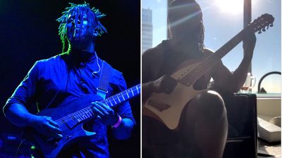 “This one is a prototype. We’re getting close to the finish line tho!”: Abasi Concepts set introduce an extended-range nylon-string to its lineup and Tosin Abasi got so excited with it he spilled his coffee