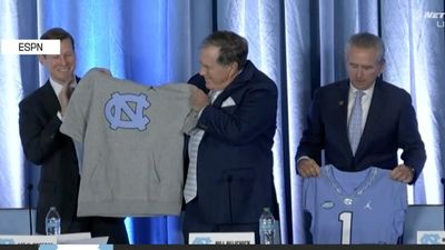 Bill Belichick Received Perfect On-Brand Gift in First Presser With North Carolina