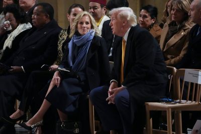 Trump mocks Jill Biden — again — by sharing photo of Notre Dame meeting