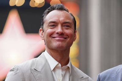 Emotional Jude Law praises ‘lovely family’ who supported filmmaking passion