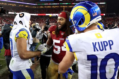 Puka Nacua and Fred Warner shared a cool jersey-swap moment after Rams-49ers