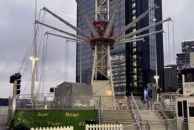 Two people taken to hospital after fairground ride ‘dropped to ground’