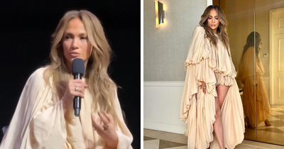 “Revenge Romper”: Jennifer Lopez’s ‘Unstoppable’ Outfit Is So Short, It Looks Like She’s Pantless