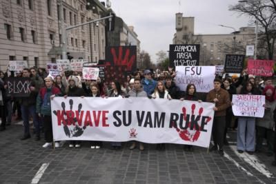 Serbia Protests Against Government Corruption And Autocracy