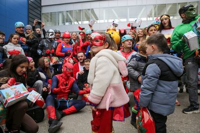 Bringing hope and joy: superheroes for children with cancer in Kosovo