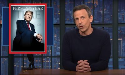 Seth Meyers: ‘Trump’s fake populism was a con and it couldn’t be any clearer’