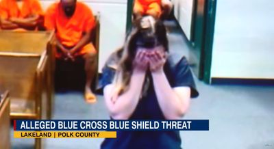 Florida Woman Accused of Threatening Health Insurance Company Over Denied Claim Breaks Down in Tears After Learning She Could Be Jailed for 15 Years