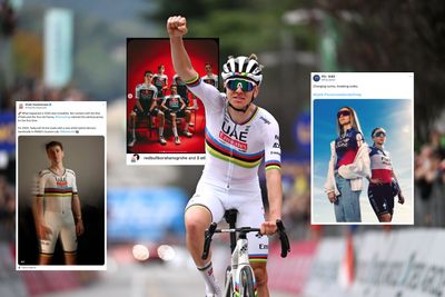 Tweets of the week: Tadej Pogačar's white shorts and the joys of new kit day