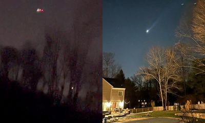 What are the flying objects spotted in New Jersey?