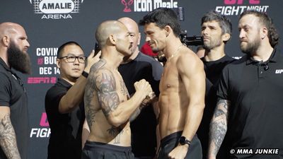 Photos: UFC on ESPN 63 ceremonial weigh-ins and faceoffs