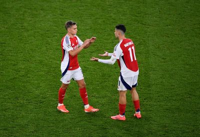 Mikel Merino helps ease Arsenal burden as Gabriel Martinelli and Leandro Trossard battle for starting role