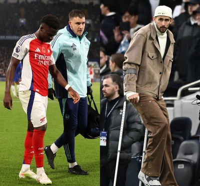 How Arsenal and Tottenham injury woes compare after Ange Postecoglou 'dig' at rivals