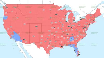 Steelers vs. Eagles broadcast map for Week 15